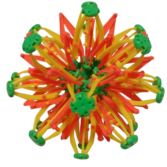 Hoberman Other - Hoberman Mini Sphere Expanding Breathing Ball Fidget Toy, Neon Pink Yellow Green